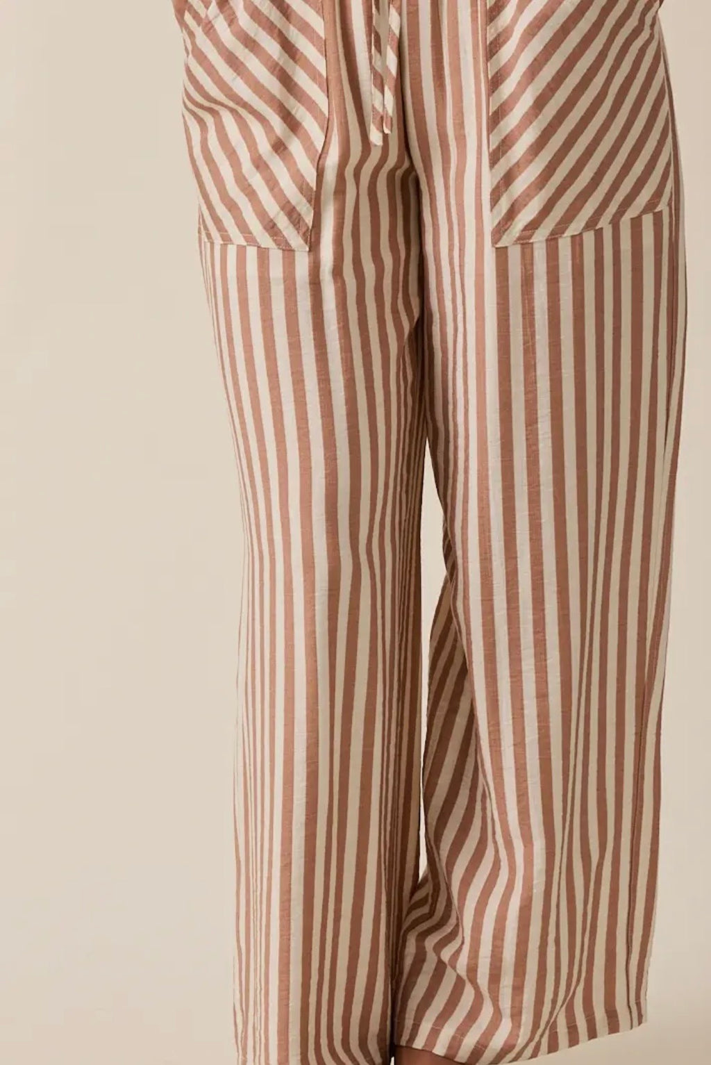 Striped Pant with Drawstring