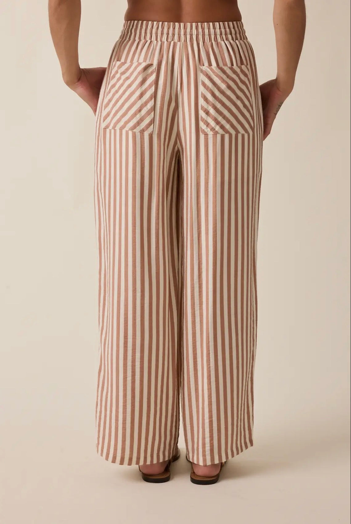 Striped Pant with Drawstring