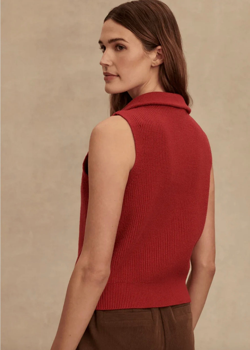 Varley Amina Half Zip Lava Falls