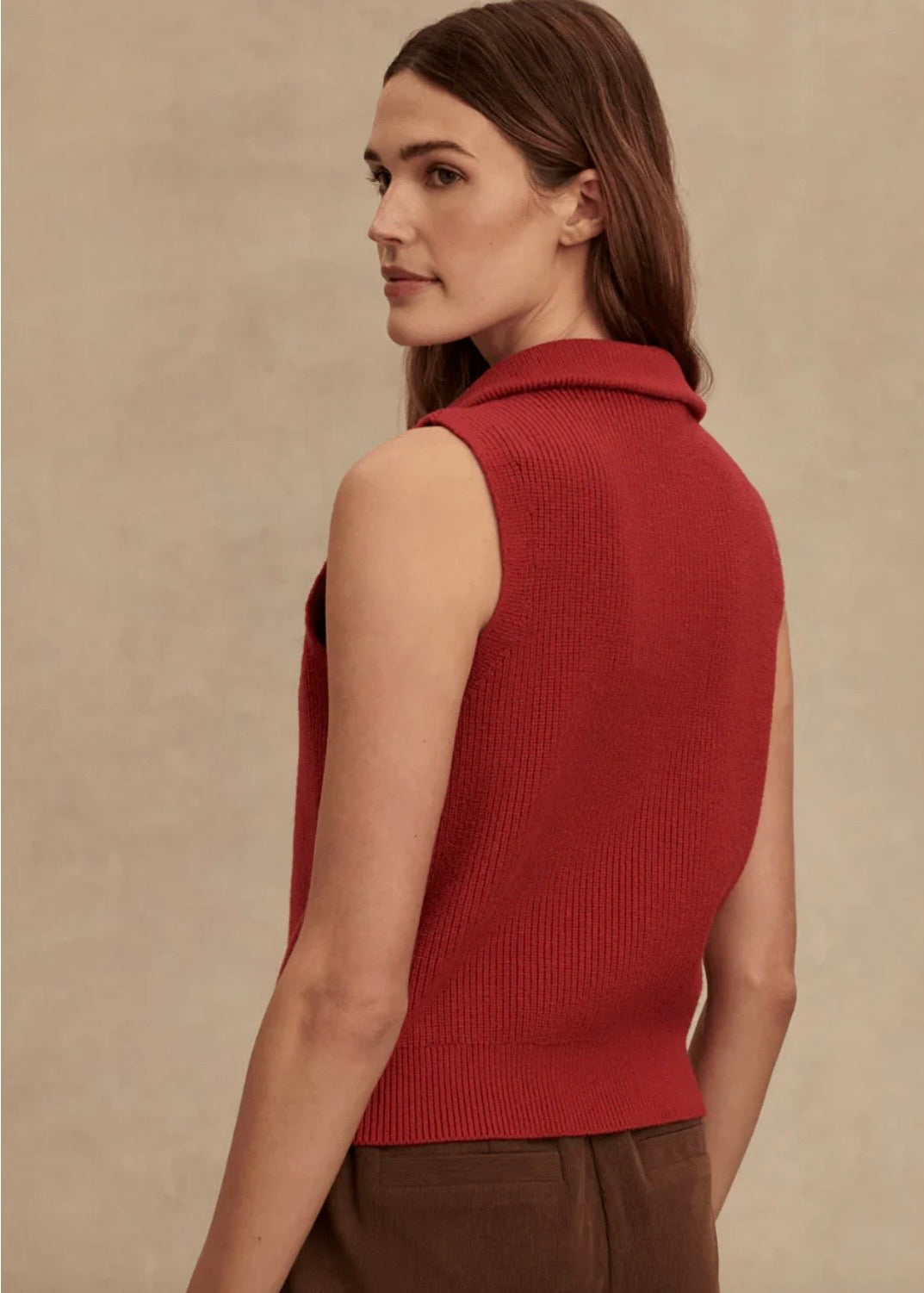 Varley Amina Half Zip Lava Falls