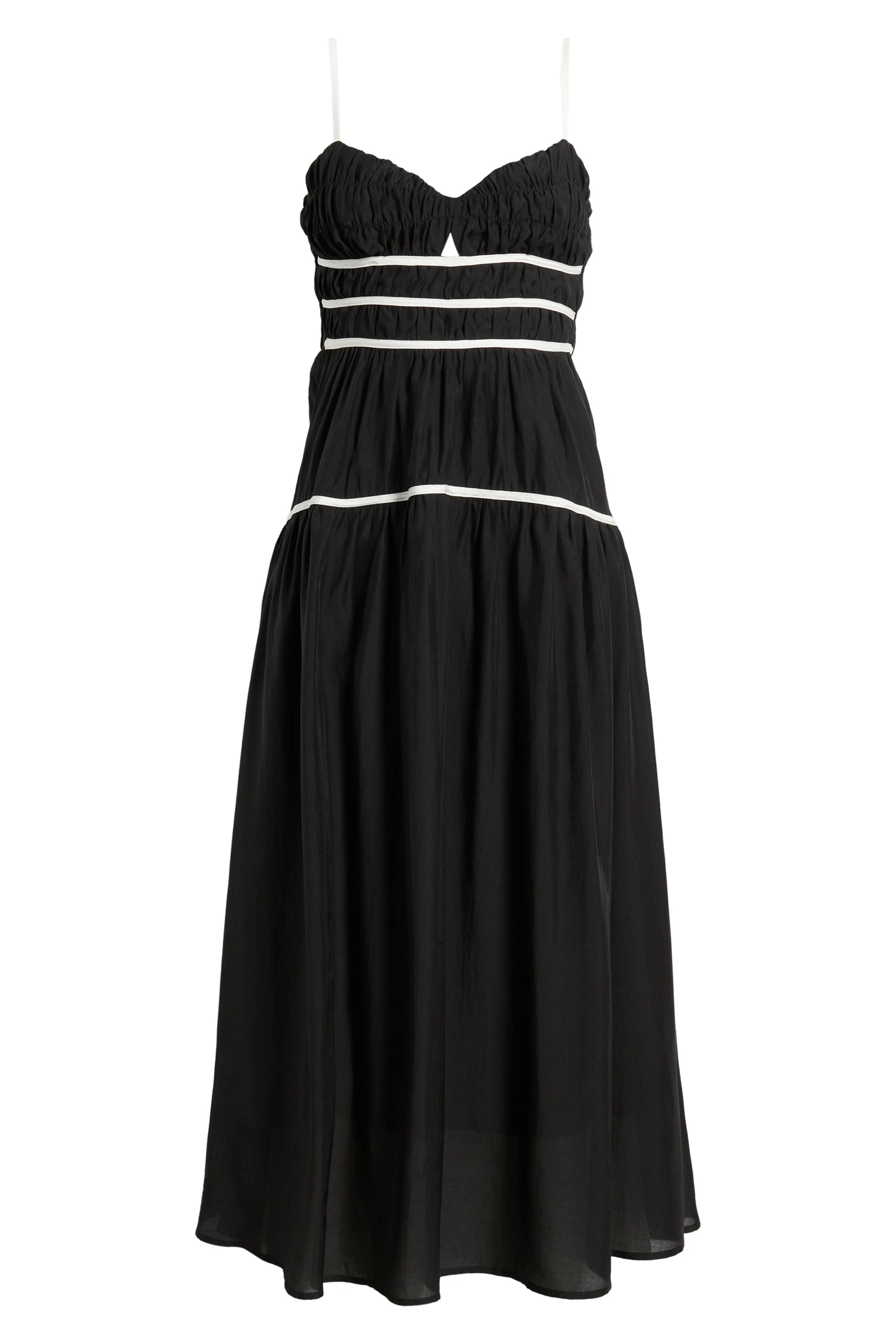 Moon River Shirred Tiered Mini Sundress