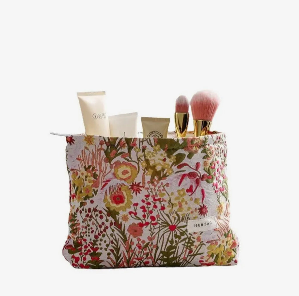 CAYA Jacquard Makeup Bag Large