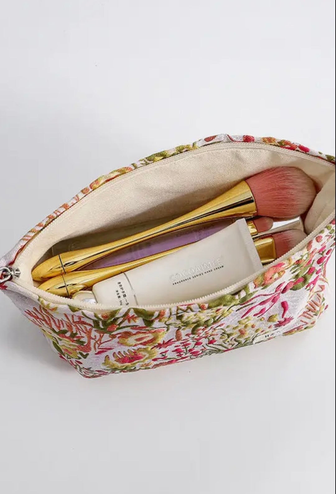 CAYA Jacquard Makeup Bag Large