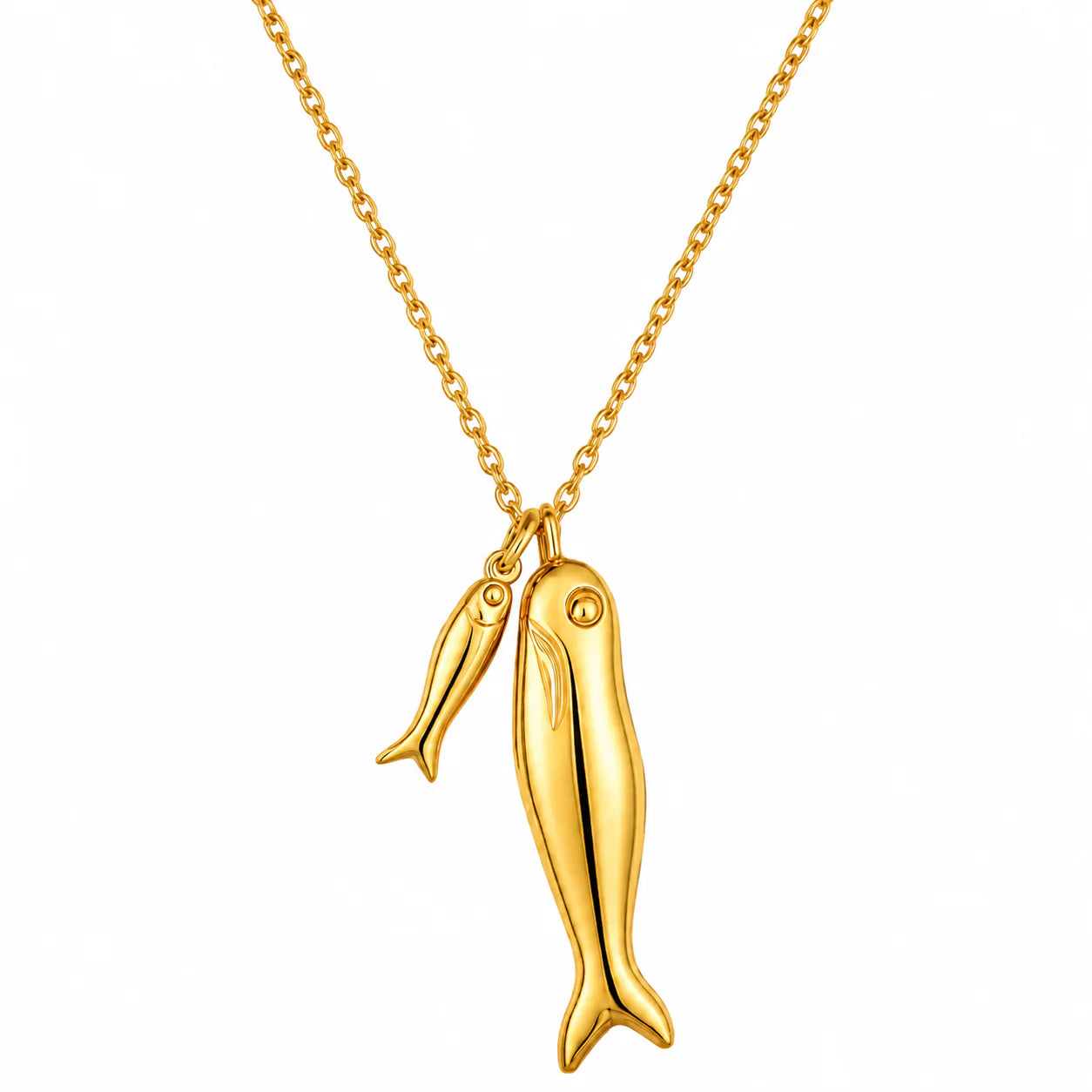Ellie Vail Clifton Double Fish Necklace