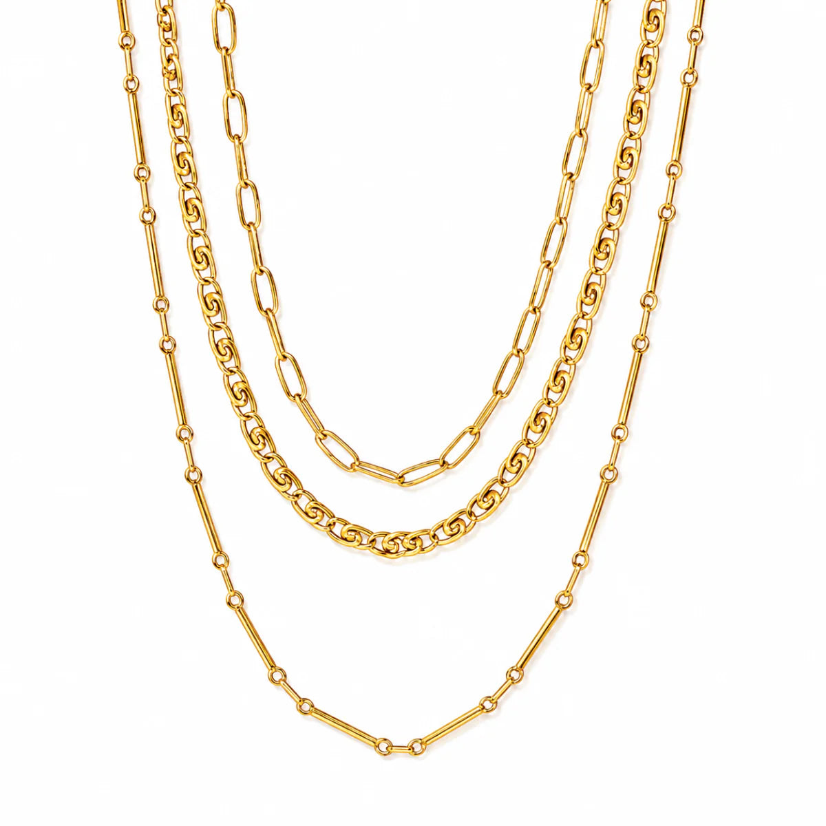Ellie Vial Chelley Multi Chain Neckalce
