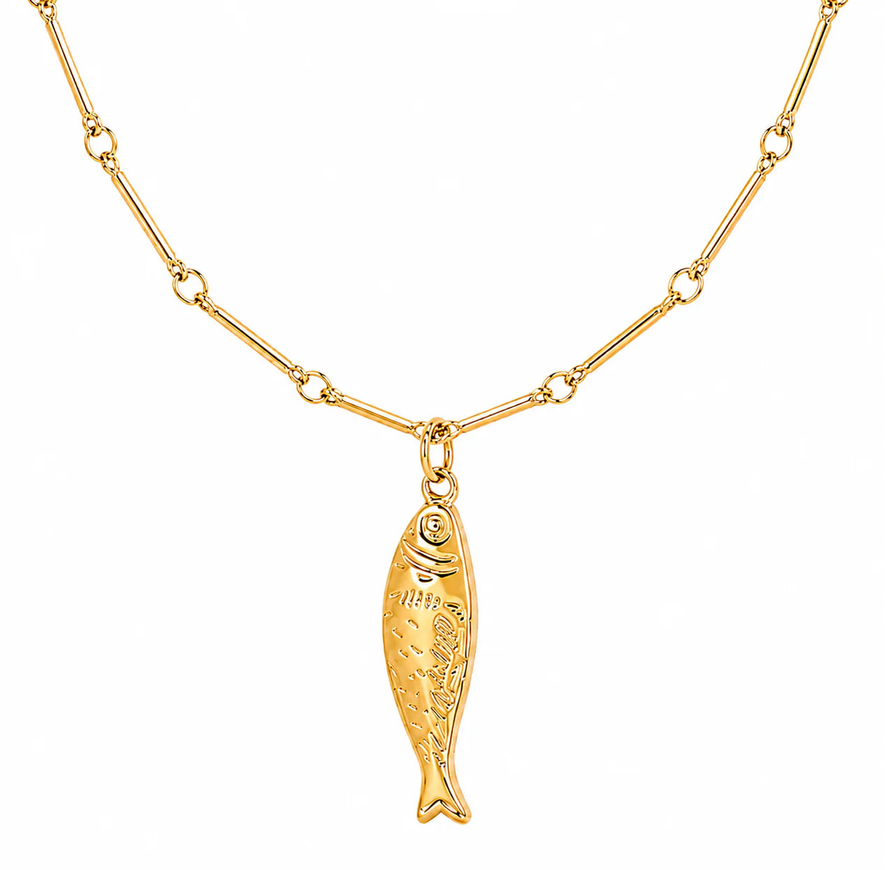 Ellie Vail Adoni Fish Pendant Necklace