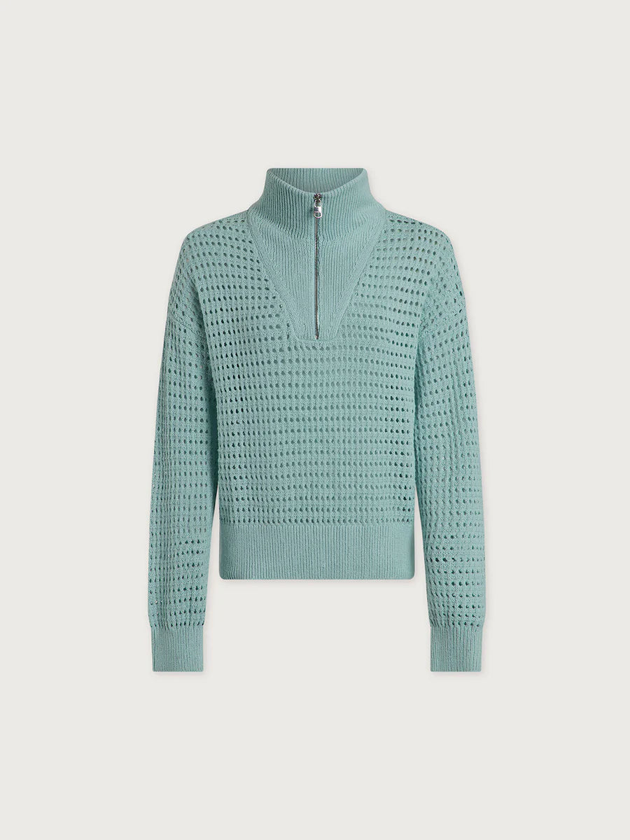 Varley Emeri Half Zip Knit Top