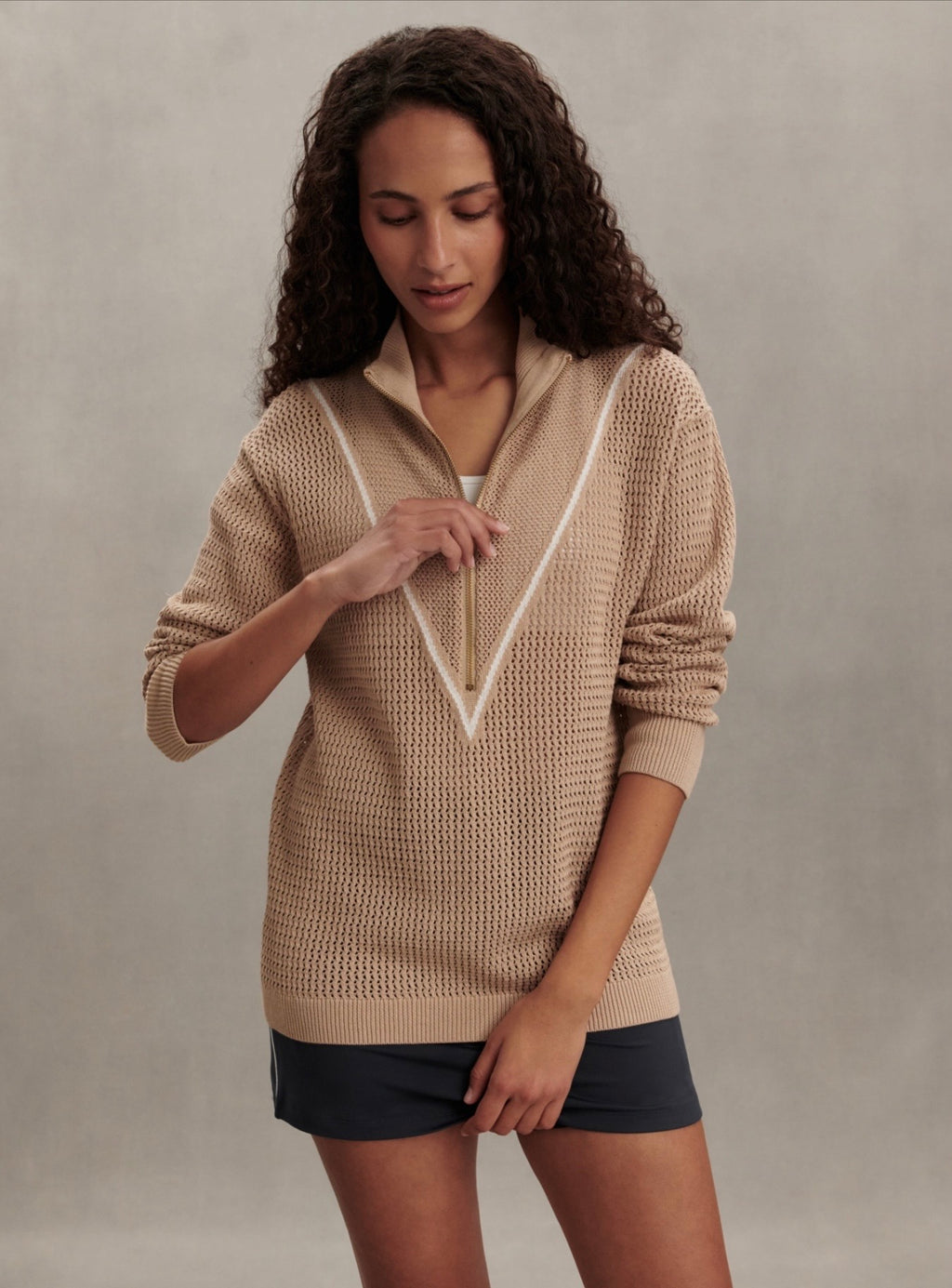 Varley Calva Knit Sweater