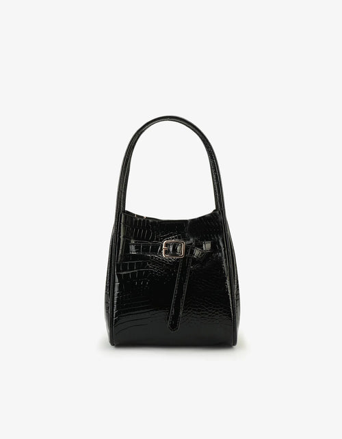 REMI/REID Mini Croc Handbag