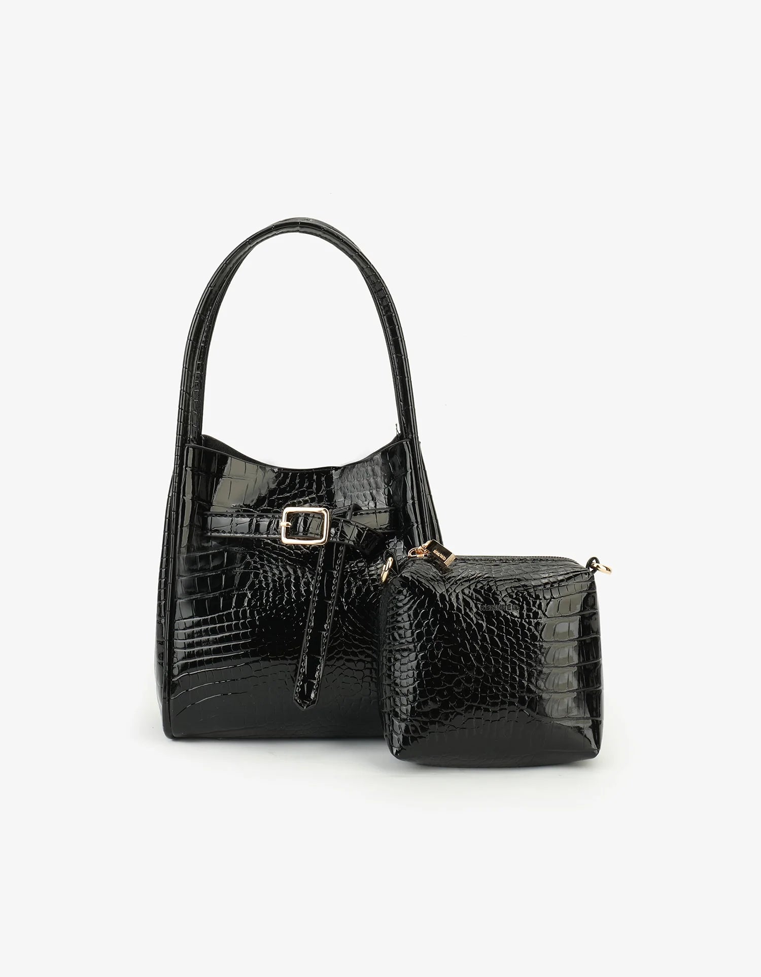 REMI/REID Mini Croc Handbag