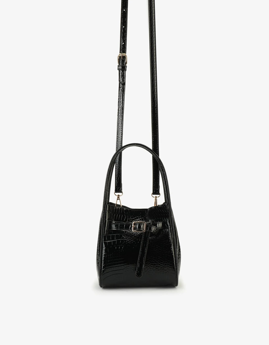 REMI/REID Mini Croc Handbag