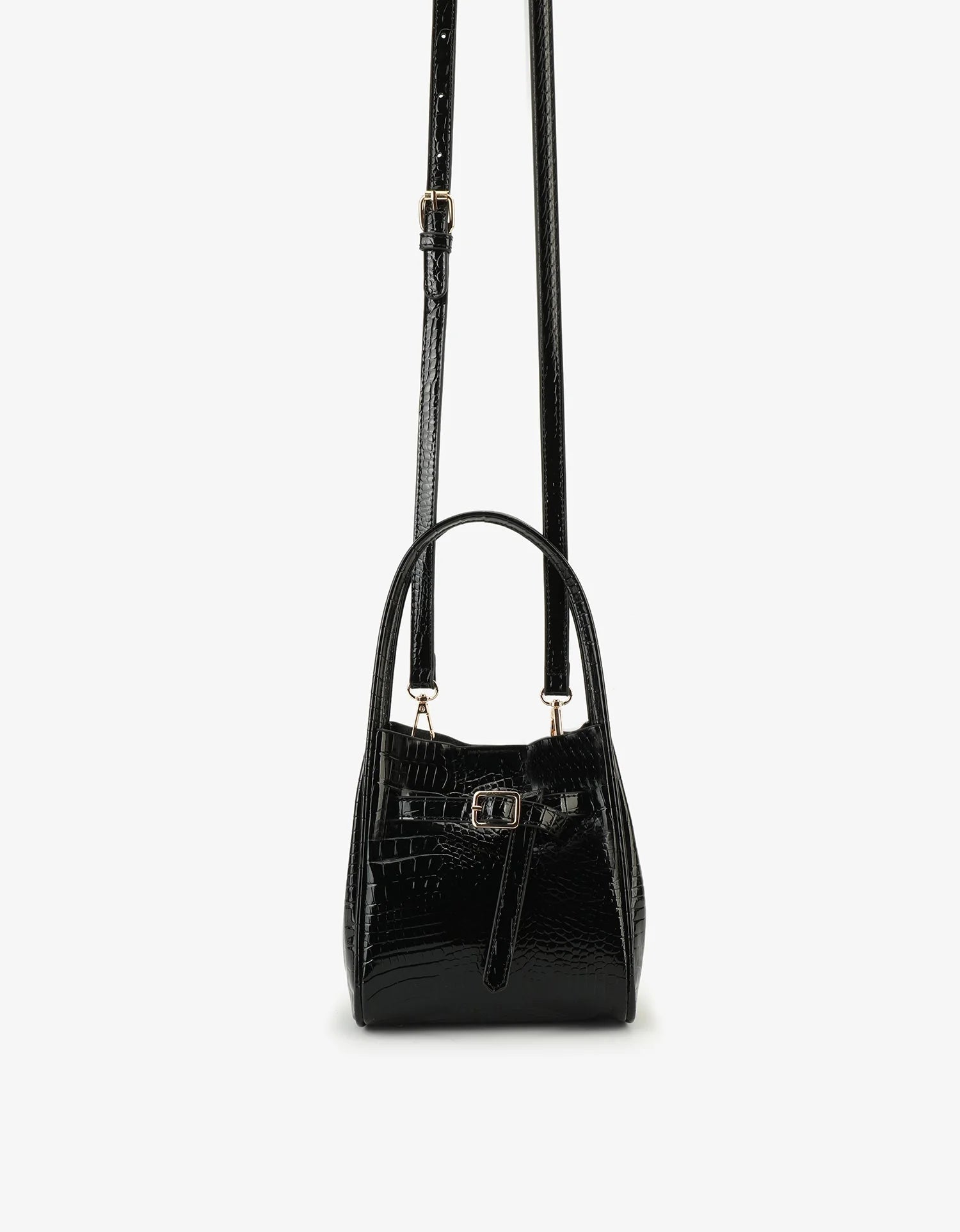 REMI/REID Mini Croc Handbag
