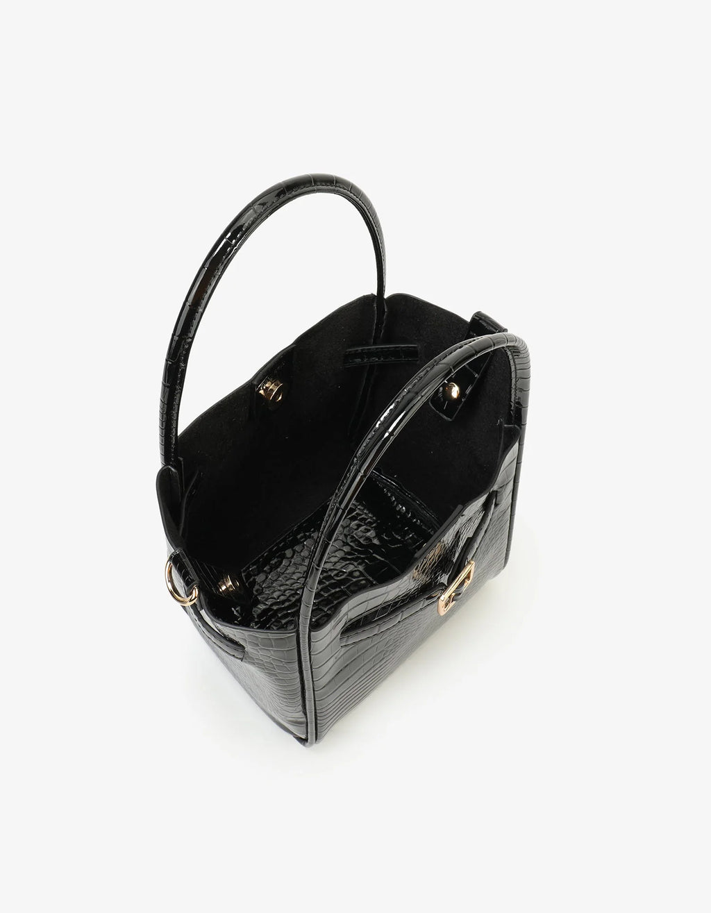 REMI/REID Mini Croc Handbag