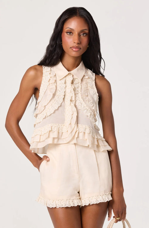 ASTR Nienna Layered Cropped Top