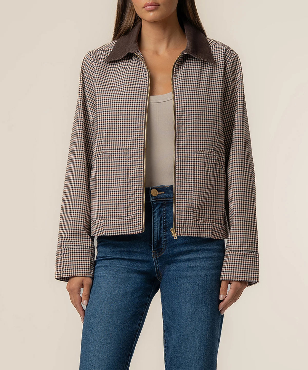 KUT Natalia Zip Front Jacket