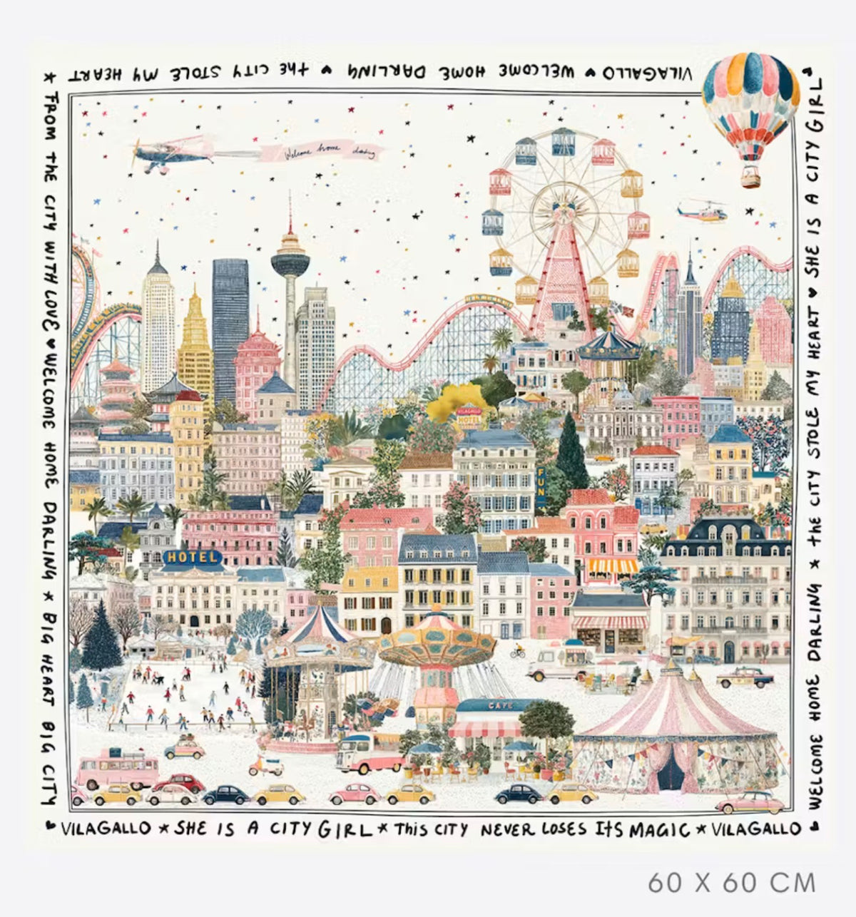 Vilagallo City Silk Scarf