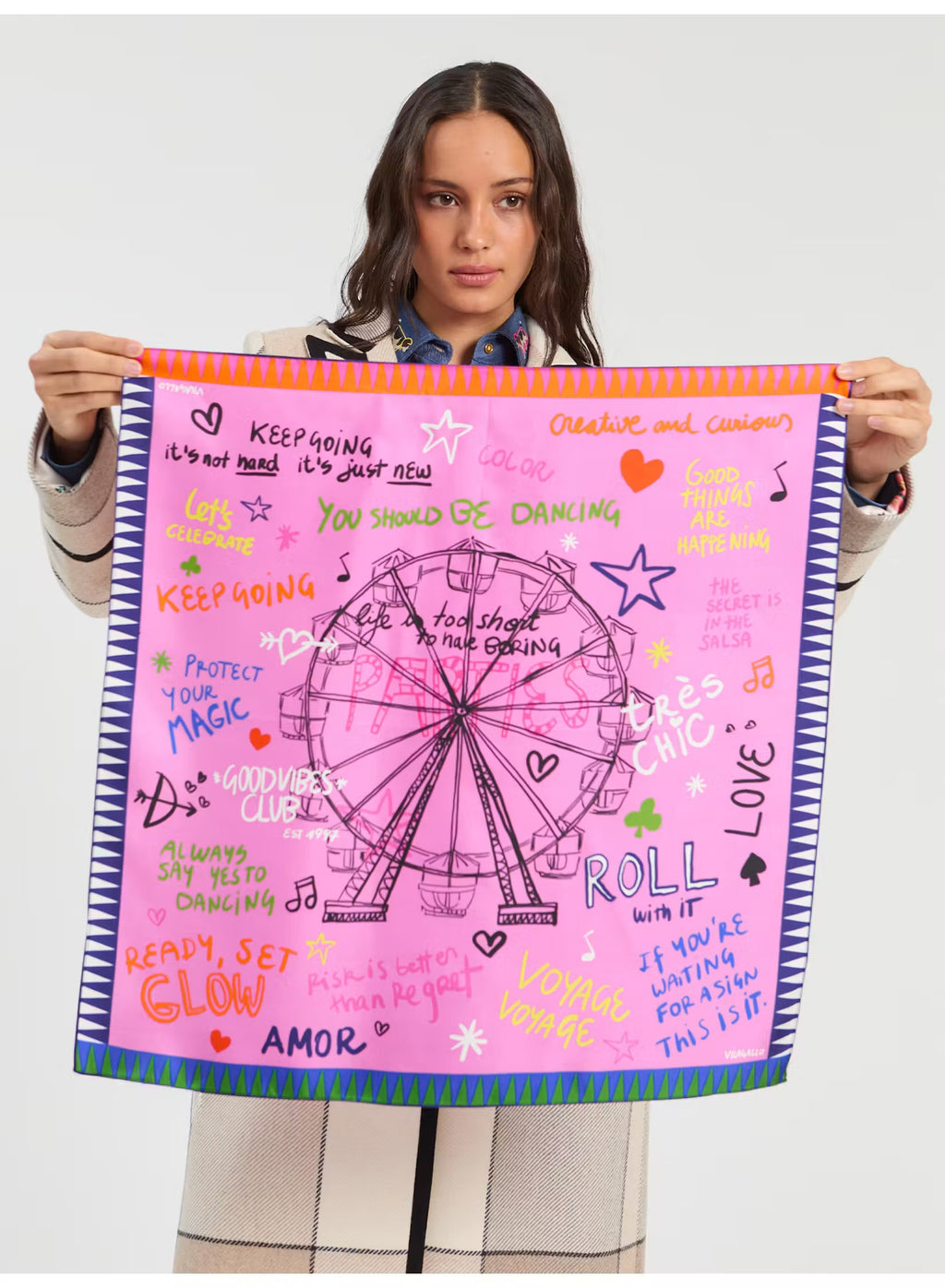 Vilagallo City Silk Scarf