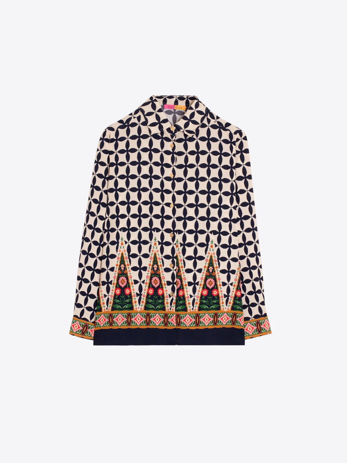 Vilagallo Geometric Shirt