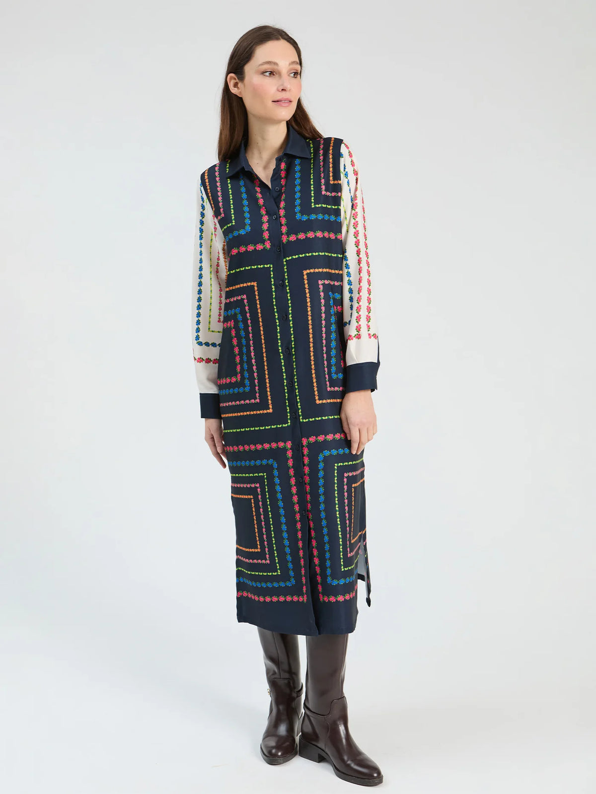 Vilagallo Midi Shirt Dress