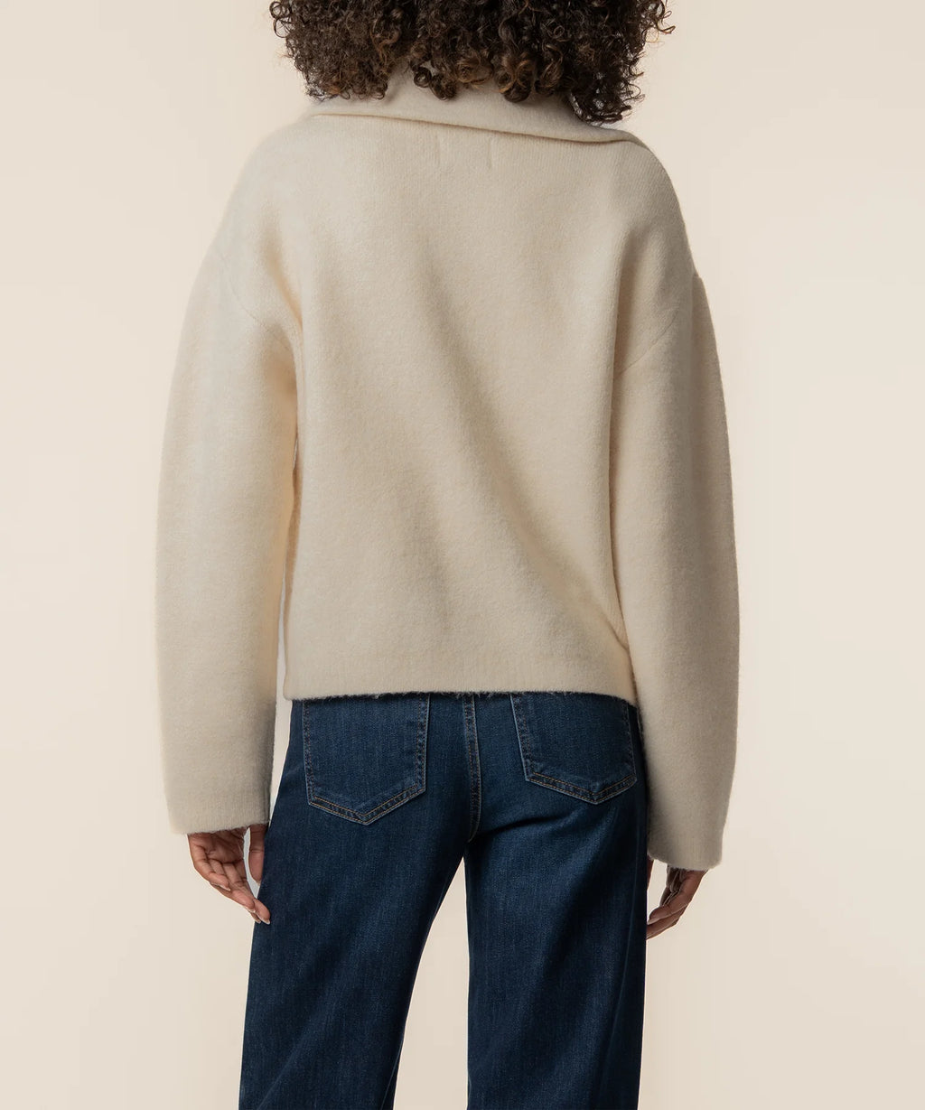 KUT Rue Sweater Jacket in Cream