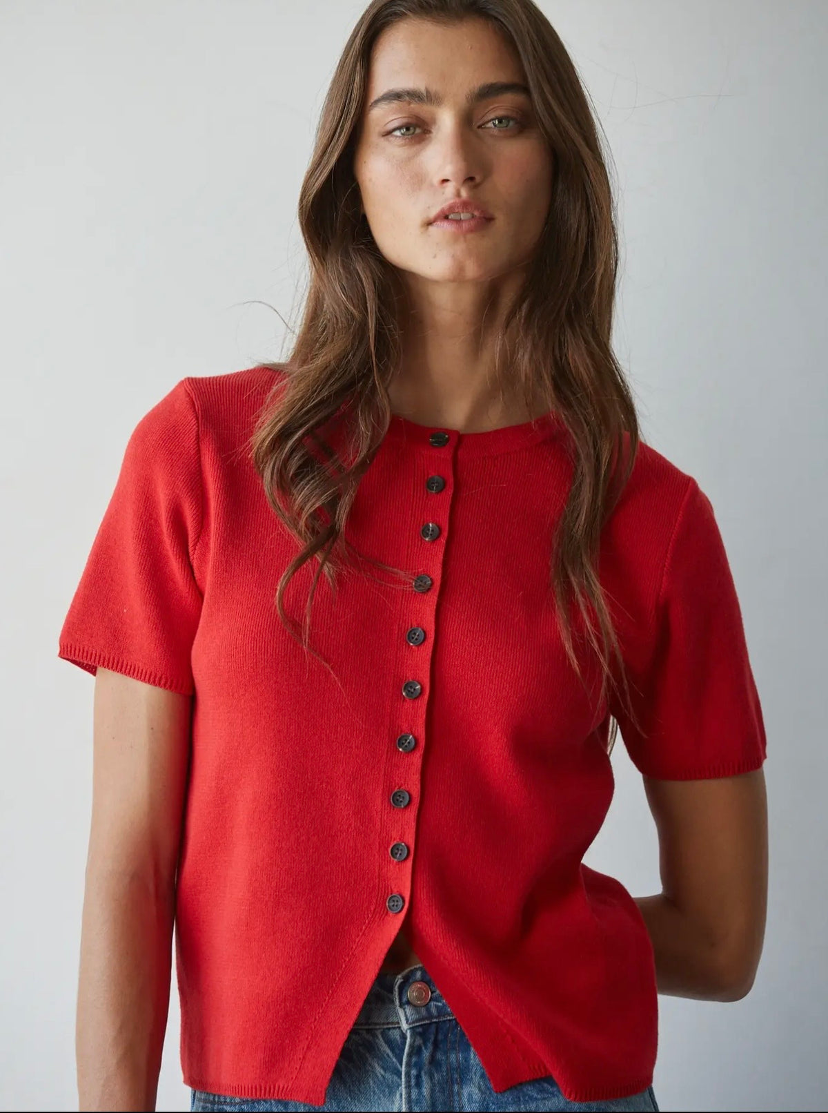 By Together Button Down Knit Sweater