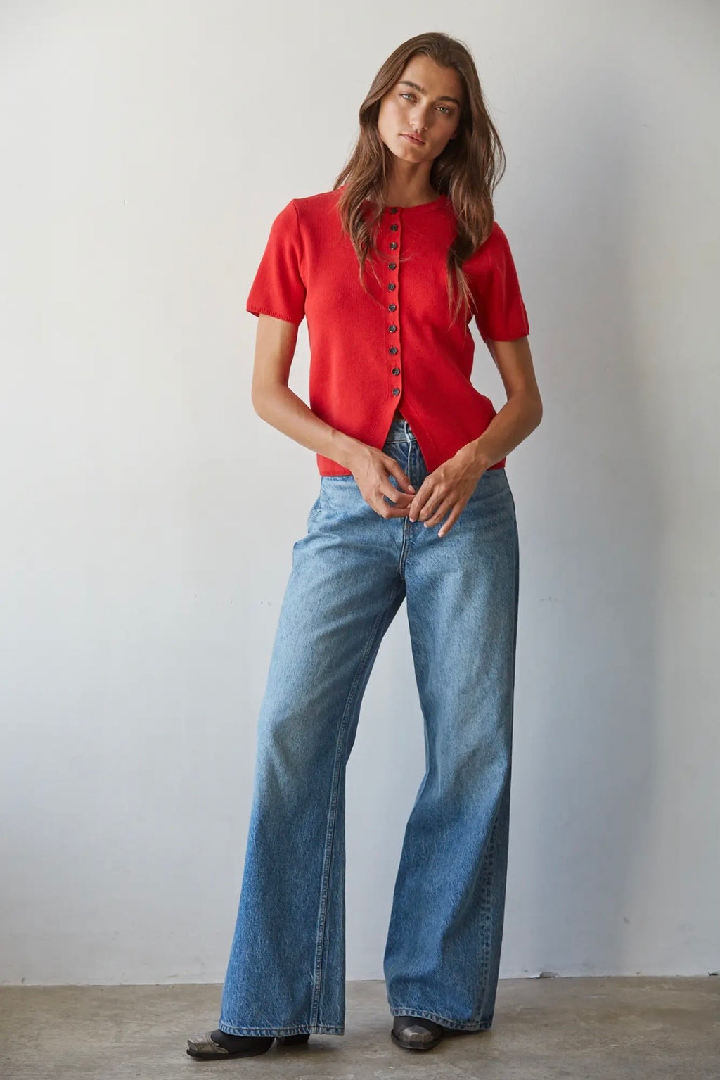 By Together Button Down Knit Sweater