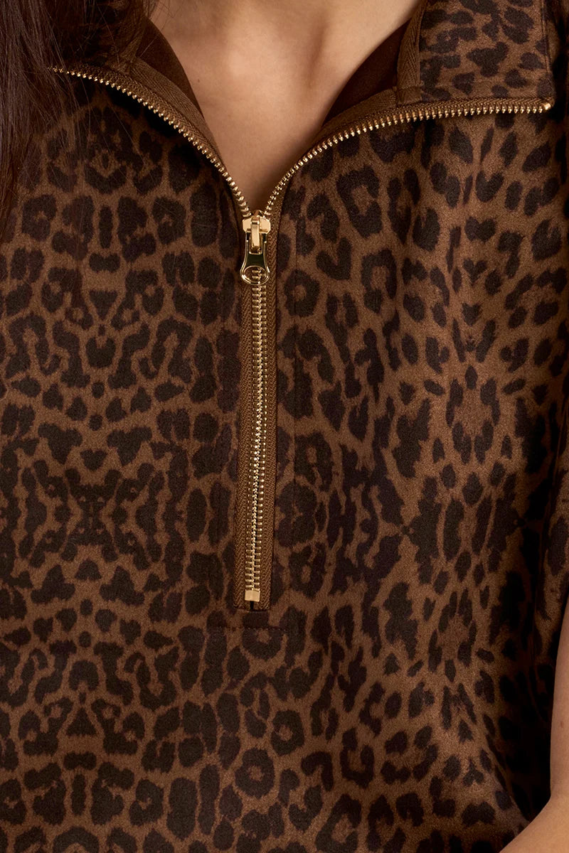 Gabrielle Gala Top in Leopard