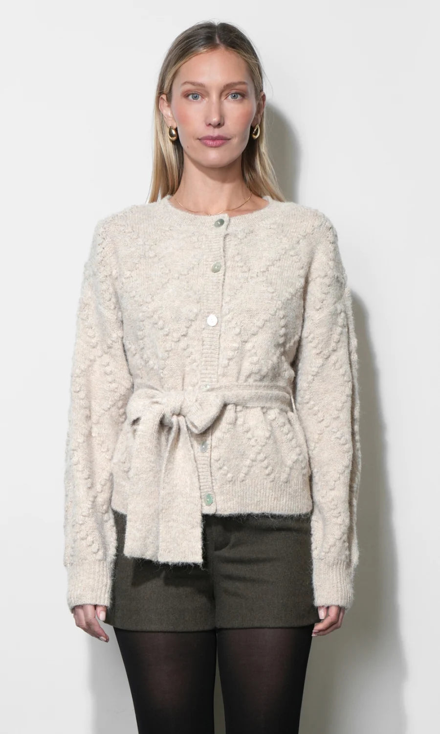Greylin Bonnie Pom-Pom Cardigan