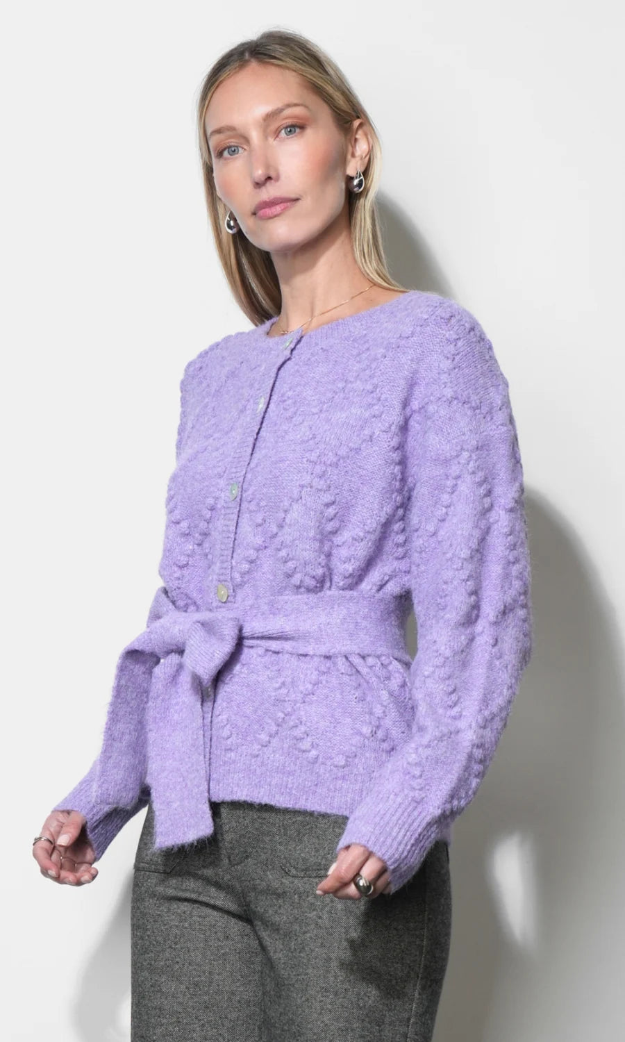 Greylin Bonnie Pom-Pom Cardigan