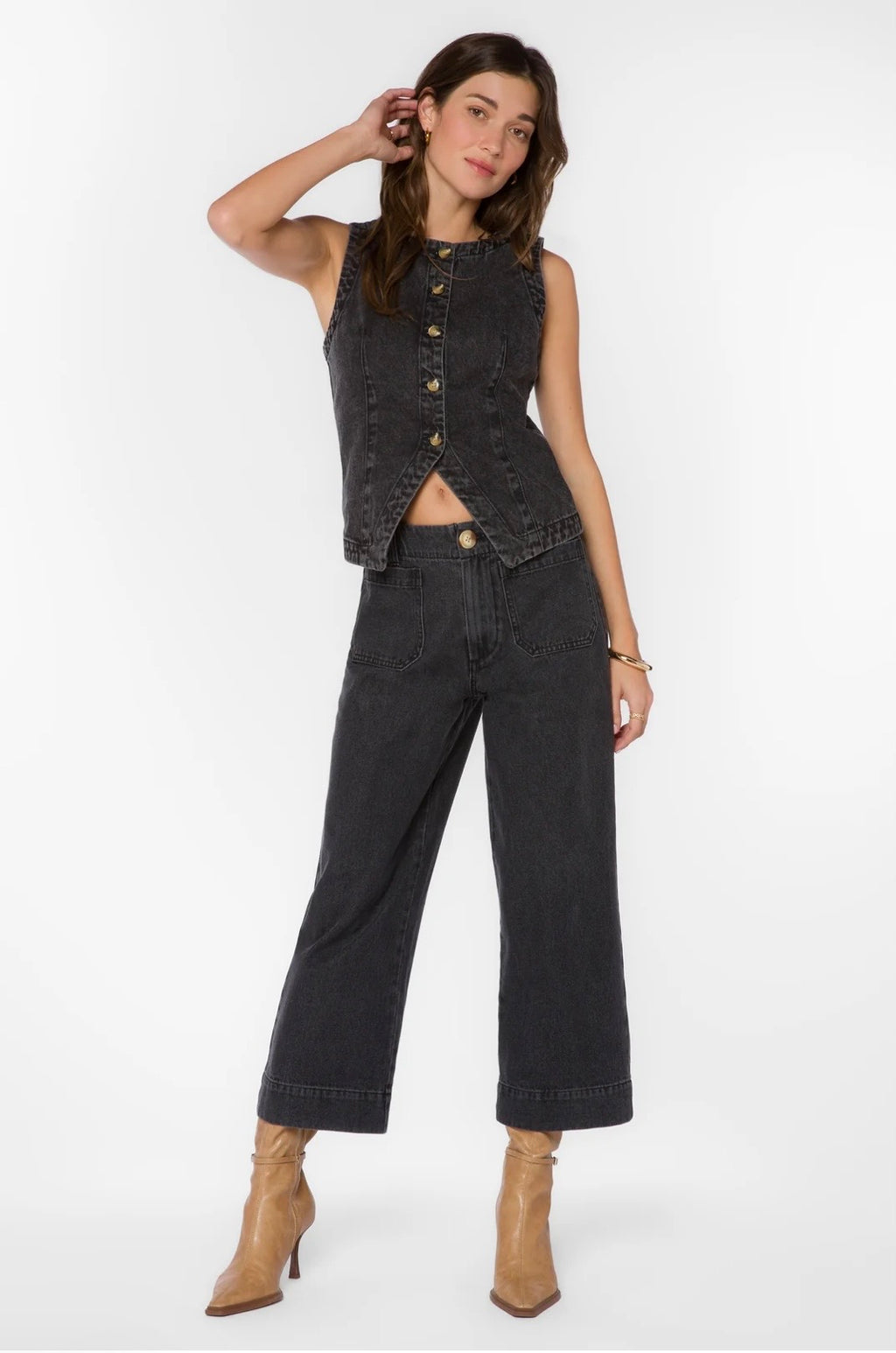 Velvet Heart Alyx Faded Black Jean
