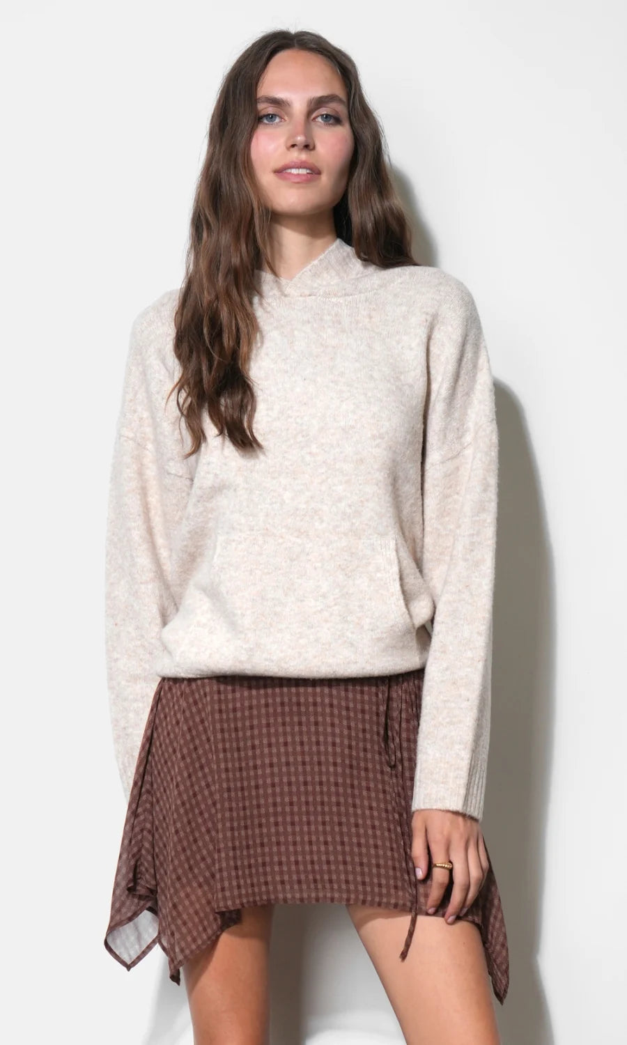 Greylin Nora Fuzzy Hooded Sweater
