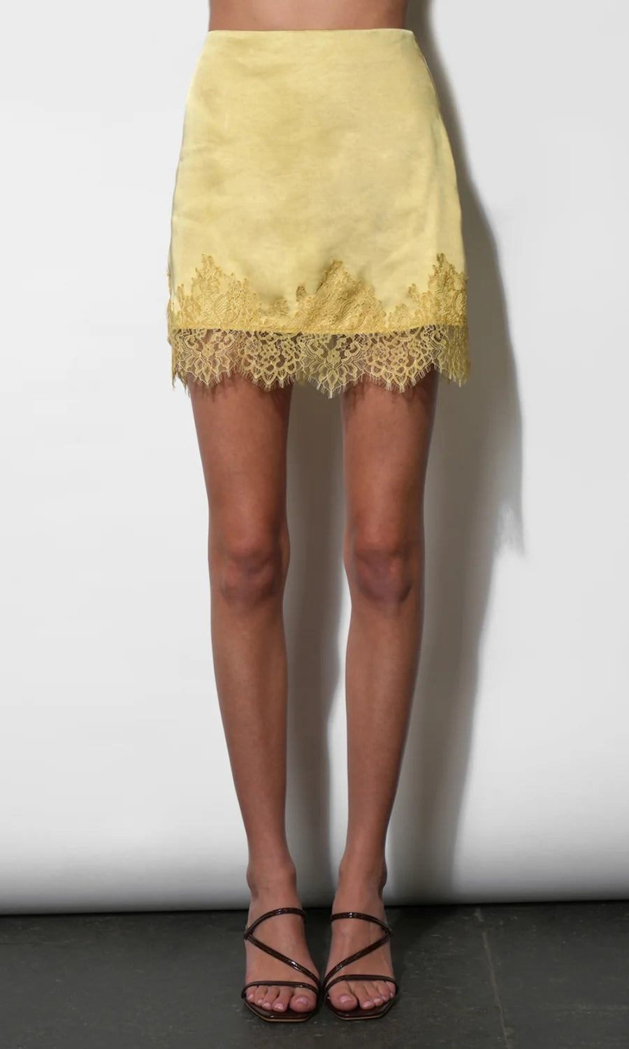 Greylin Sutton Lace Hem Skirt