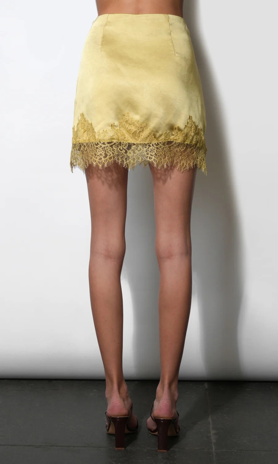 Greylin Sutton Lace Hem Skirt
