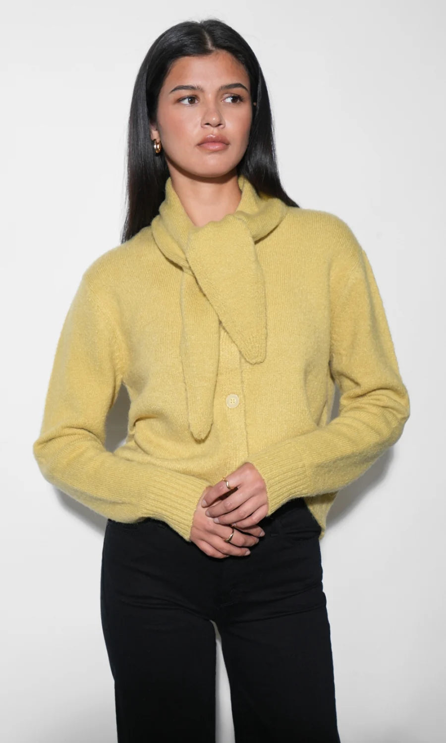 Greylin Sydney Scarf Neck Cardigan