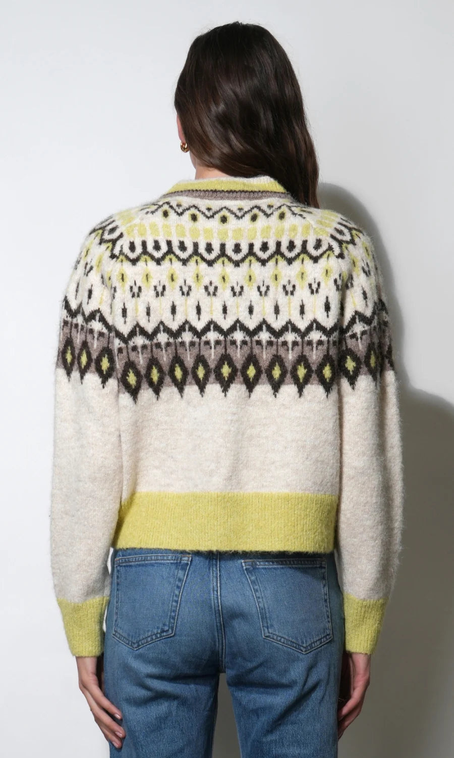 Greylin Quinn Fair Isle Cardigan