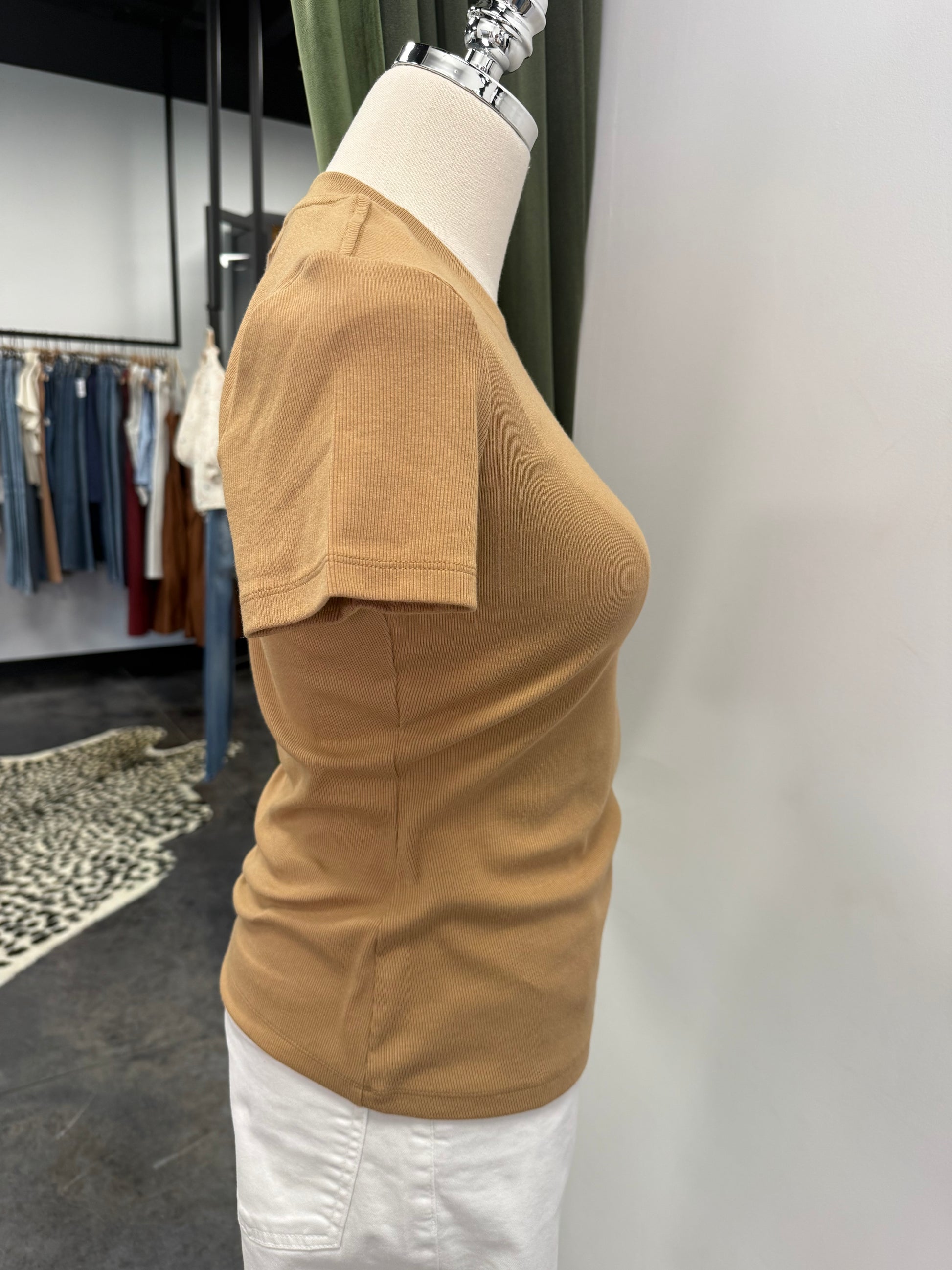 KUT Langley Ribbed Top