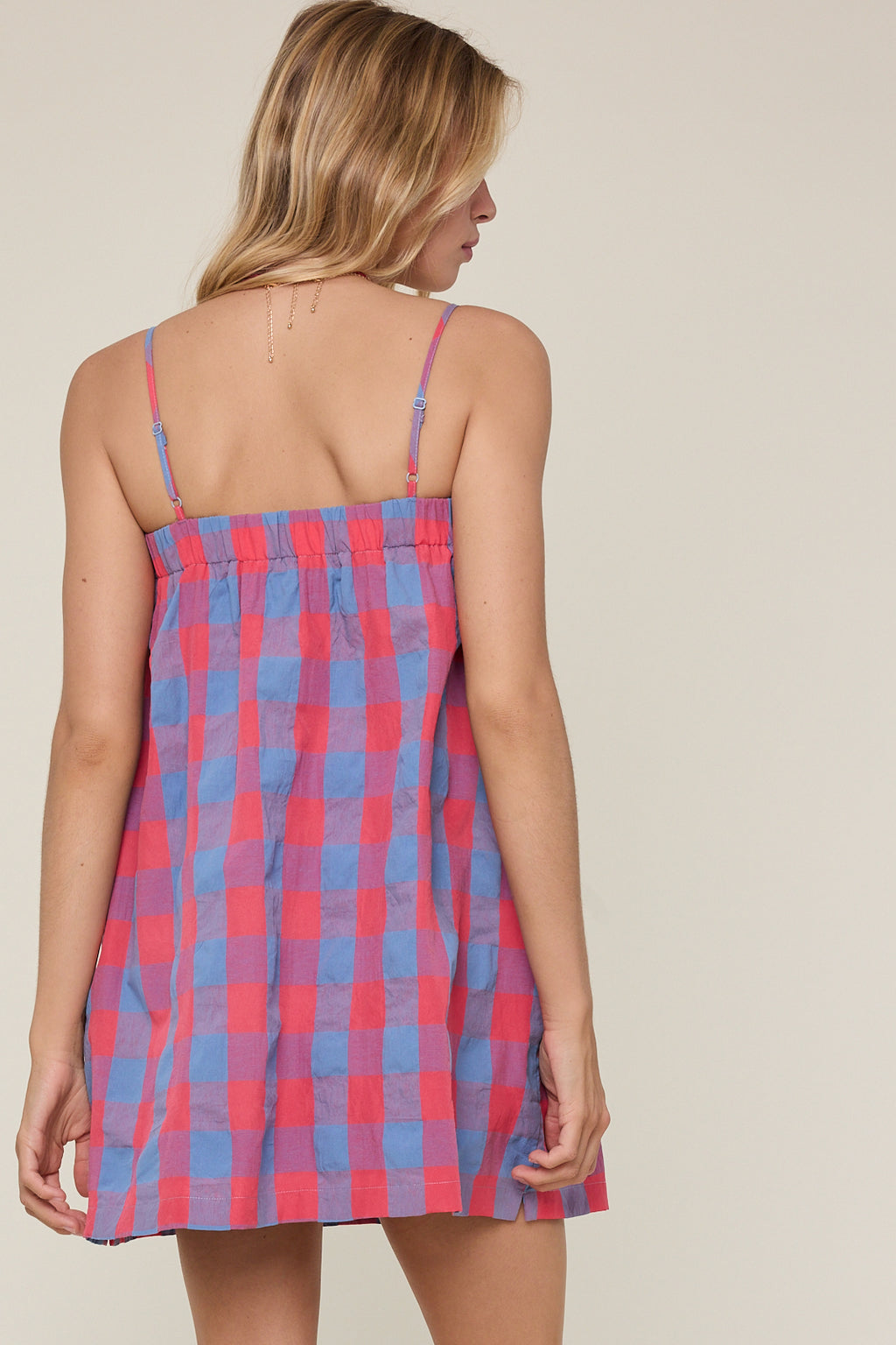 Wishlist Plaid Mini Dress