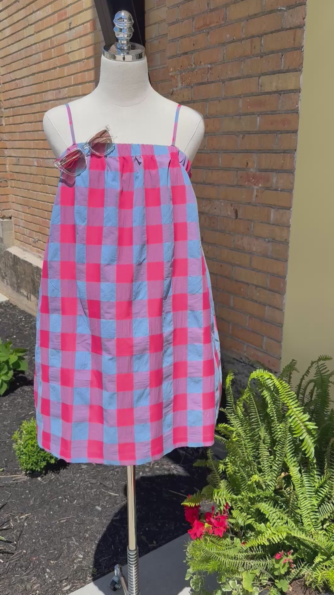 Wishlist Plaid Mini Dress